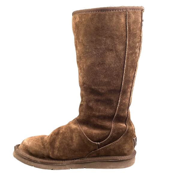 UGG Women’s Knightsbridge Brown Suede Tall Winter Boot Size US 7 - Picture 2 of 10